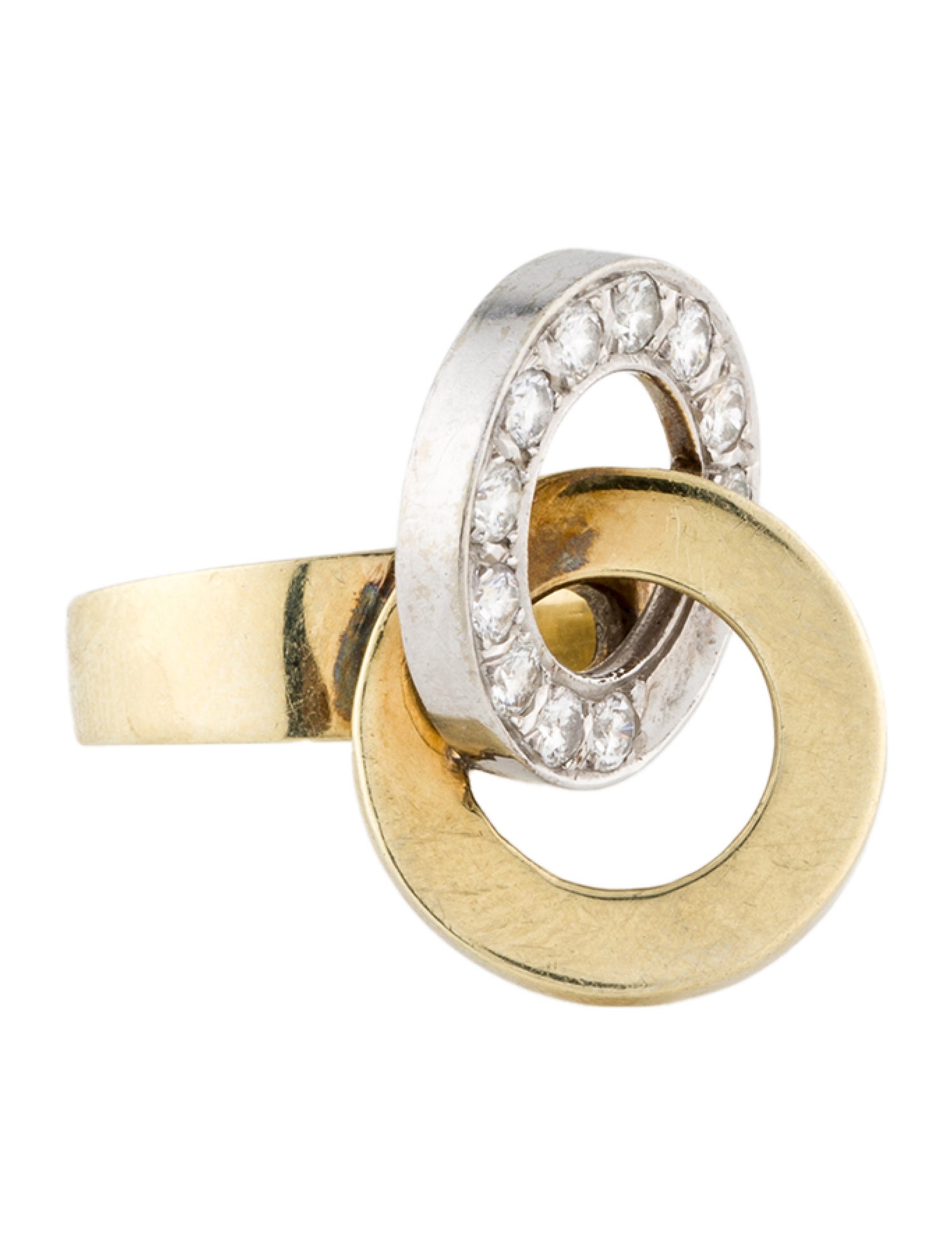 Ring 14K Diamond Cocktail Ring