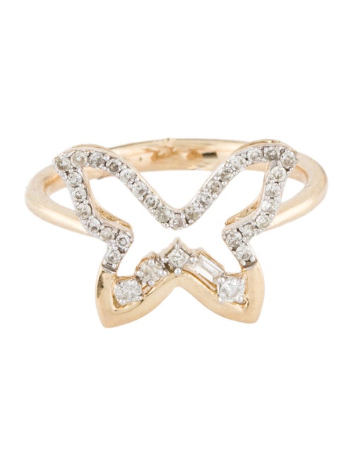 Ring 14K Diamond Butterfly Ring