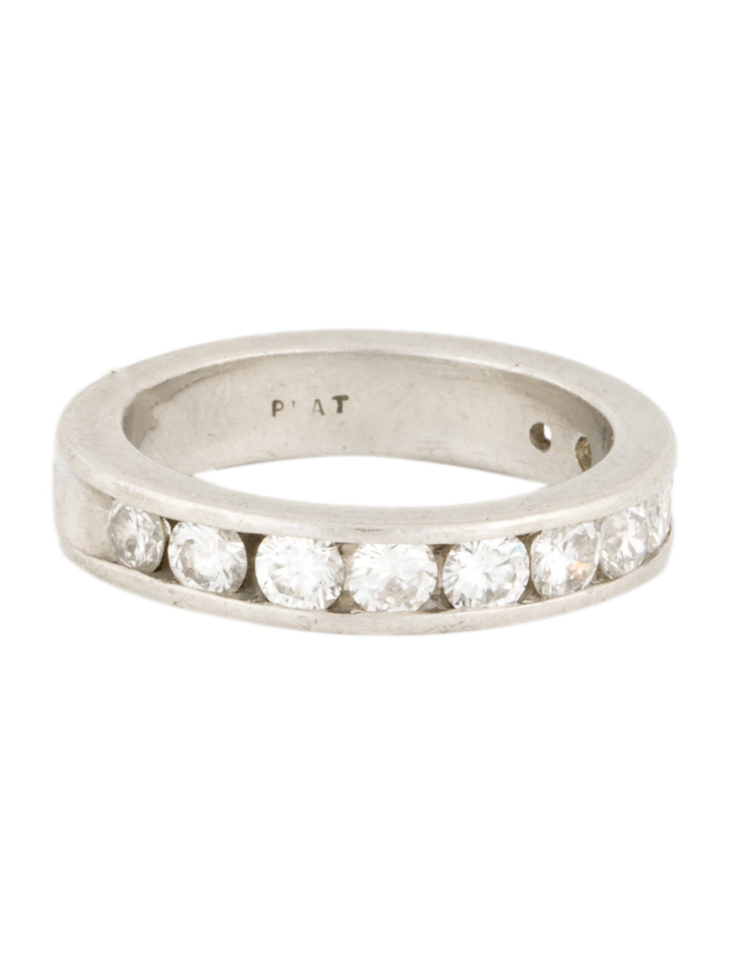 Ring Platinum 1.04 ctw Diamond Band Ring