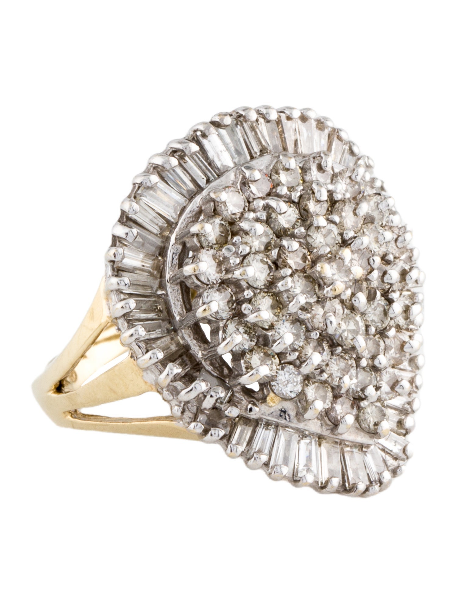 Ring 14K 2.71ctw Diamond Cocktail Ring