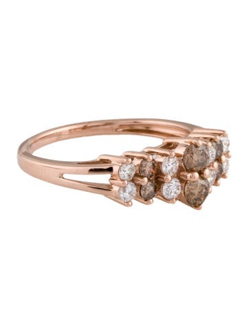 Ring Cocktail 14K Diamond 6.75