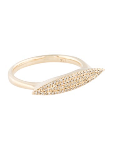 Ring Cocktail 14K Diamond 7