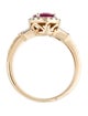 Ring 14K Ruby & Diamond Cocktail Ring