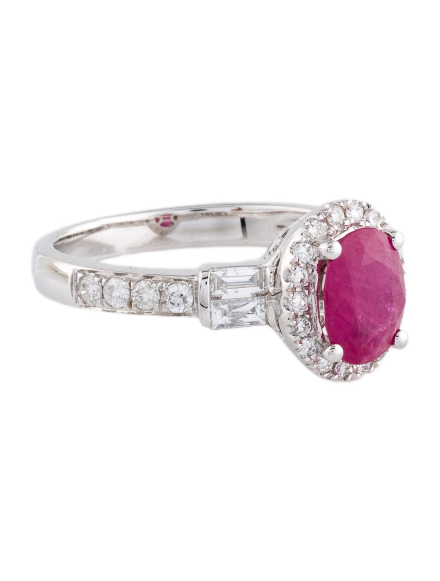 Ring 14K 1.43ctw Ruby & Diamond Engagement
