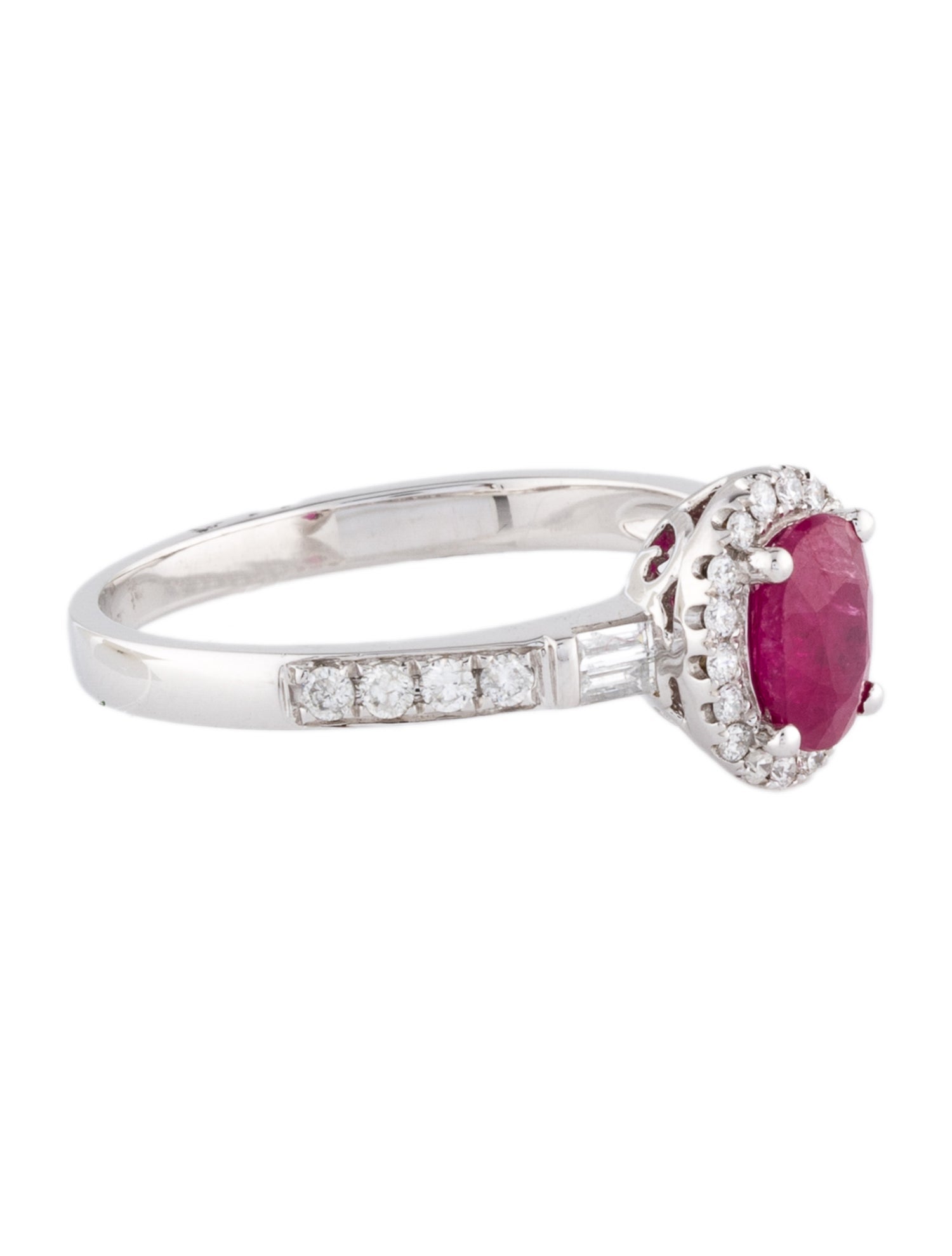 Ring 14K 1.35ctw Ruby & Diamond Engagement