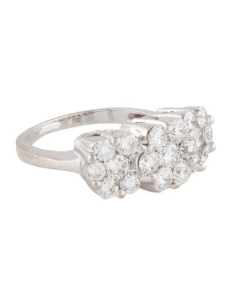 Ring 14K 2.00ctw Diamond Cluster Cocktail Ring