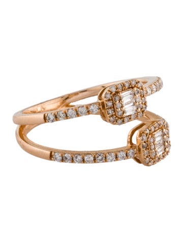 Ring Band 14K Diamond Cocktail ring 7