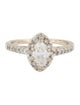 Ring 14K 1.00ctw Diamond Halo Engagement Ring