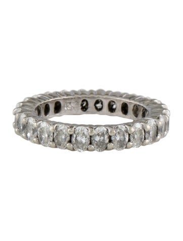 Ring Band 18K 3.36ctw Diamond Eternity 7