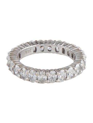 Ring Band 18K 3.36ctw Diamond Eternity 7