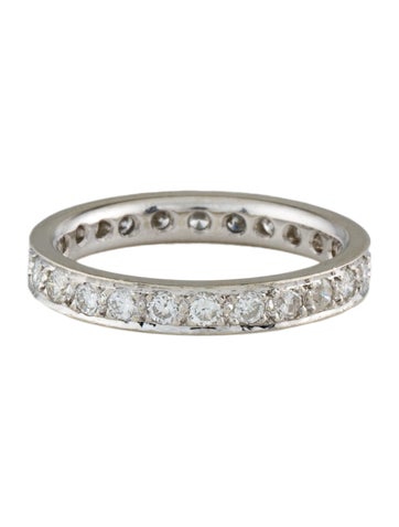 Ring Eternity Band 14K Diamond 5
