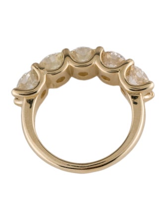 Ring 14K 3.51ctw Diamond Five-Stone Band Ring