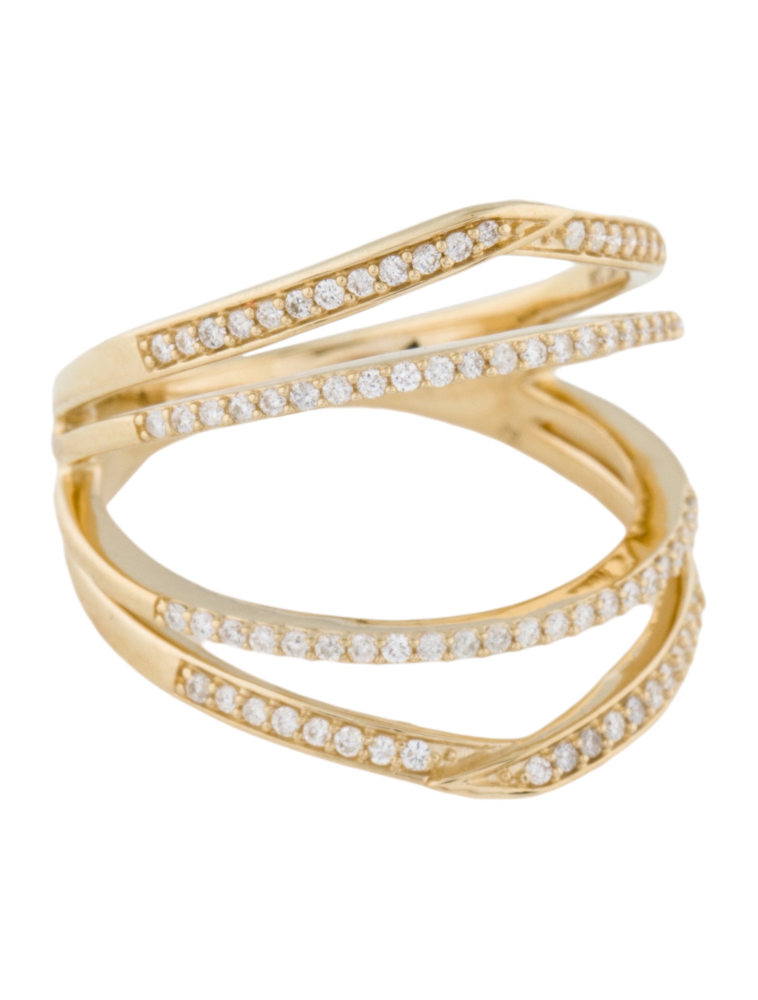 Ring 14K Diamond Cocktail