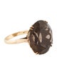 Ring 14K 21.02ct Smoky Quartz Cocktail Ring