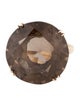 Ring 14K 21.02ct Smoky Quartz Cocktail Ring