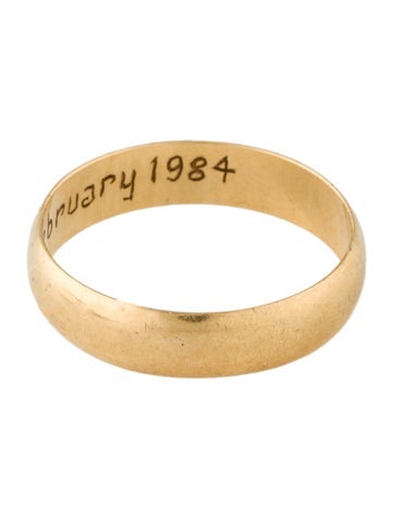 Ring Band 18K Wedding 8.75