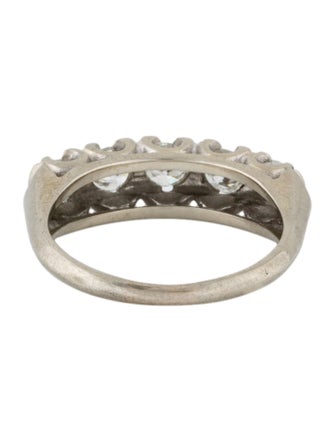 Ring 14K 1.03ctw Diamond 5-Stone Anniversary Band