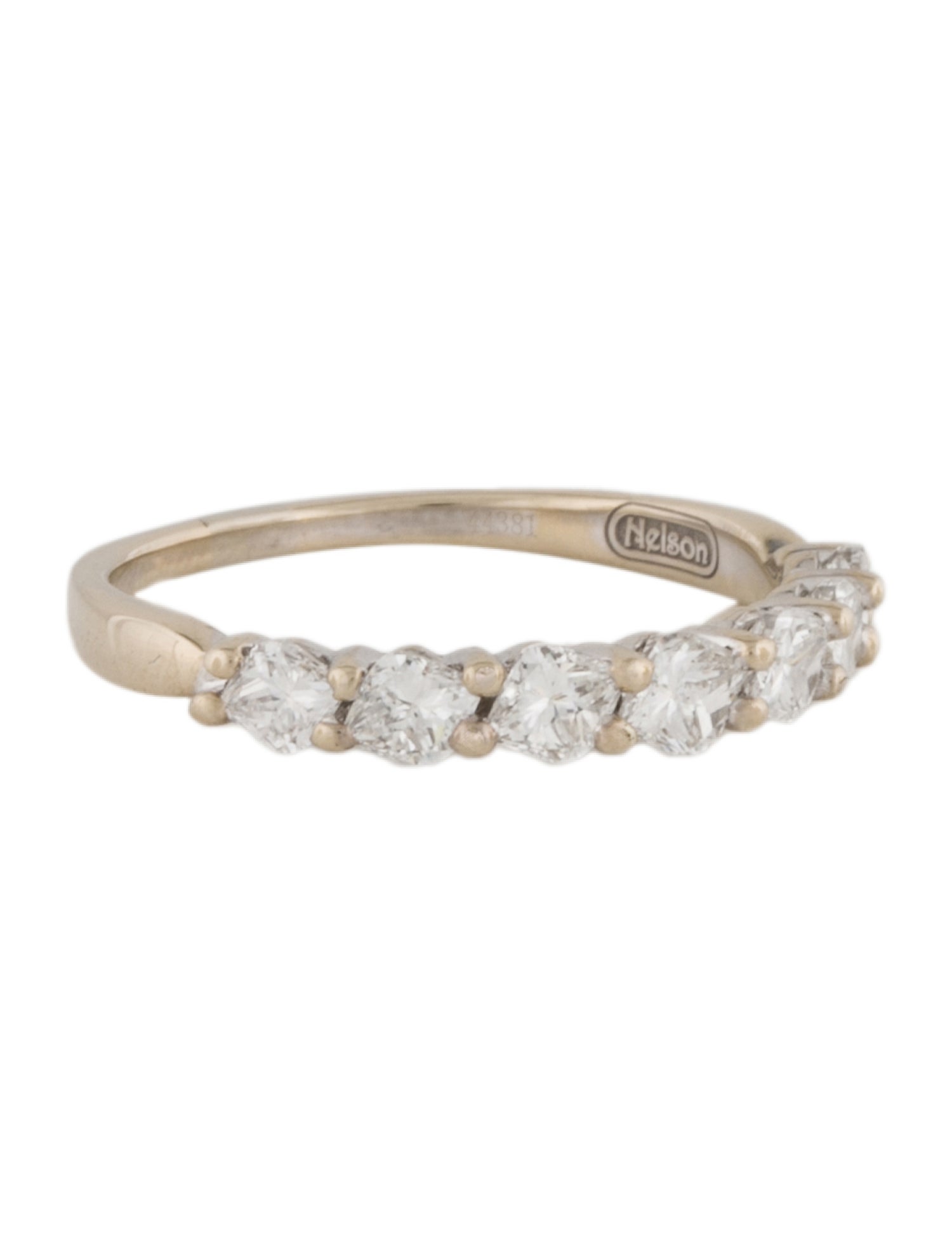 Ring Nelson 14K Calla-Cut Diamond Band