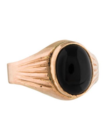 14K Onyx Ring