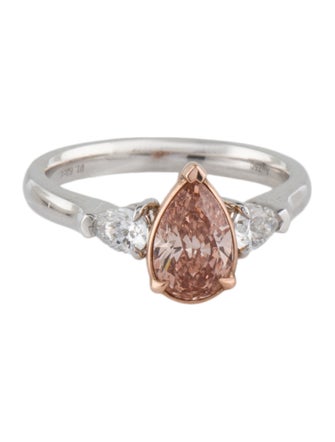 Ring 18K 1.19ctw Lab-Grown Diamond Cocktail Ring