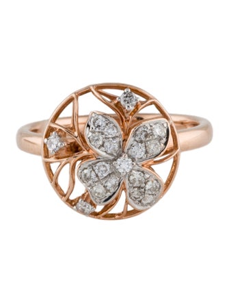 Ring 14K Diamond Cocktail Ring