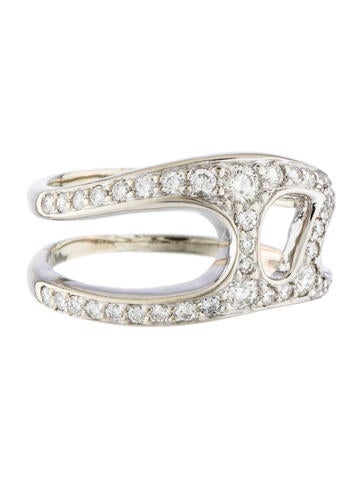 18K Diamond Cage Ring