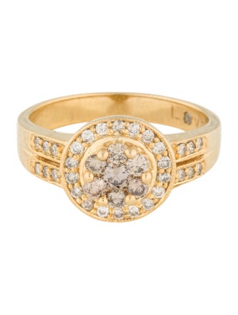 Ring 14K Diamond Cocktail Ring