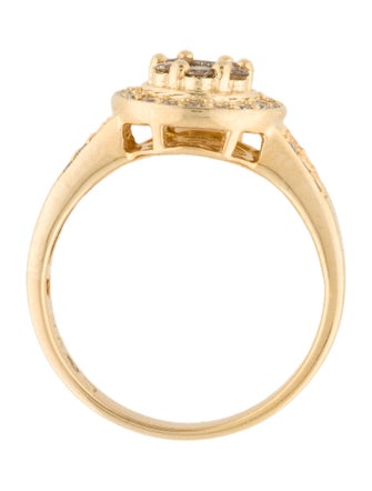 Ring 14K Diamond Cocktail Ring