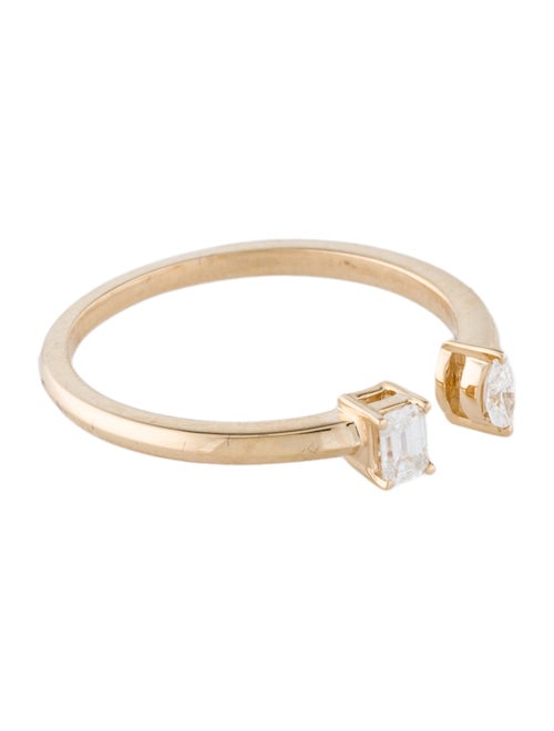 Ring 14K Diamond Open End Ring