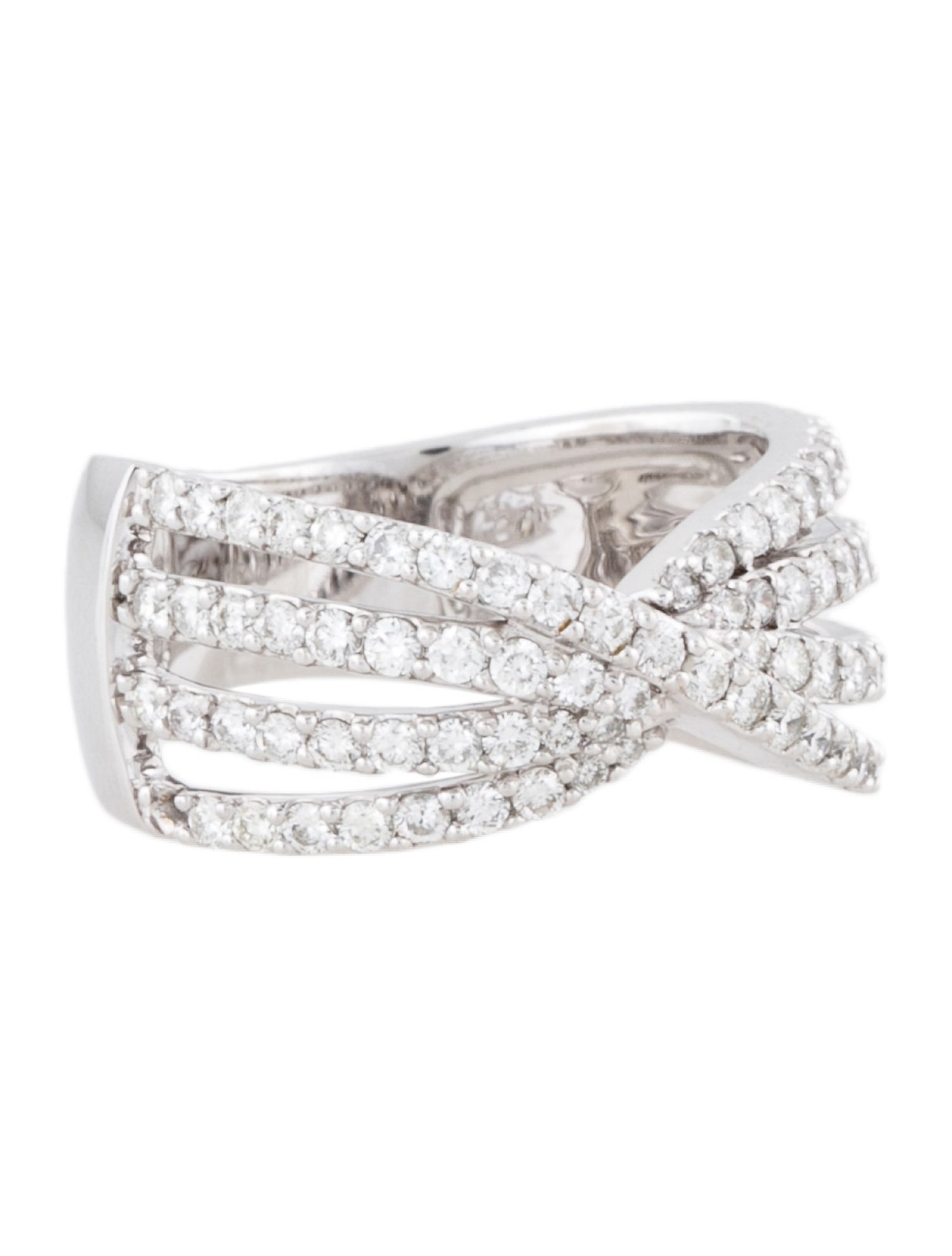 Ring 14K Diamond Pave Band Ring