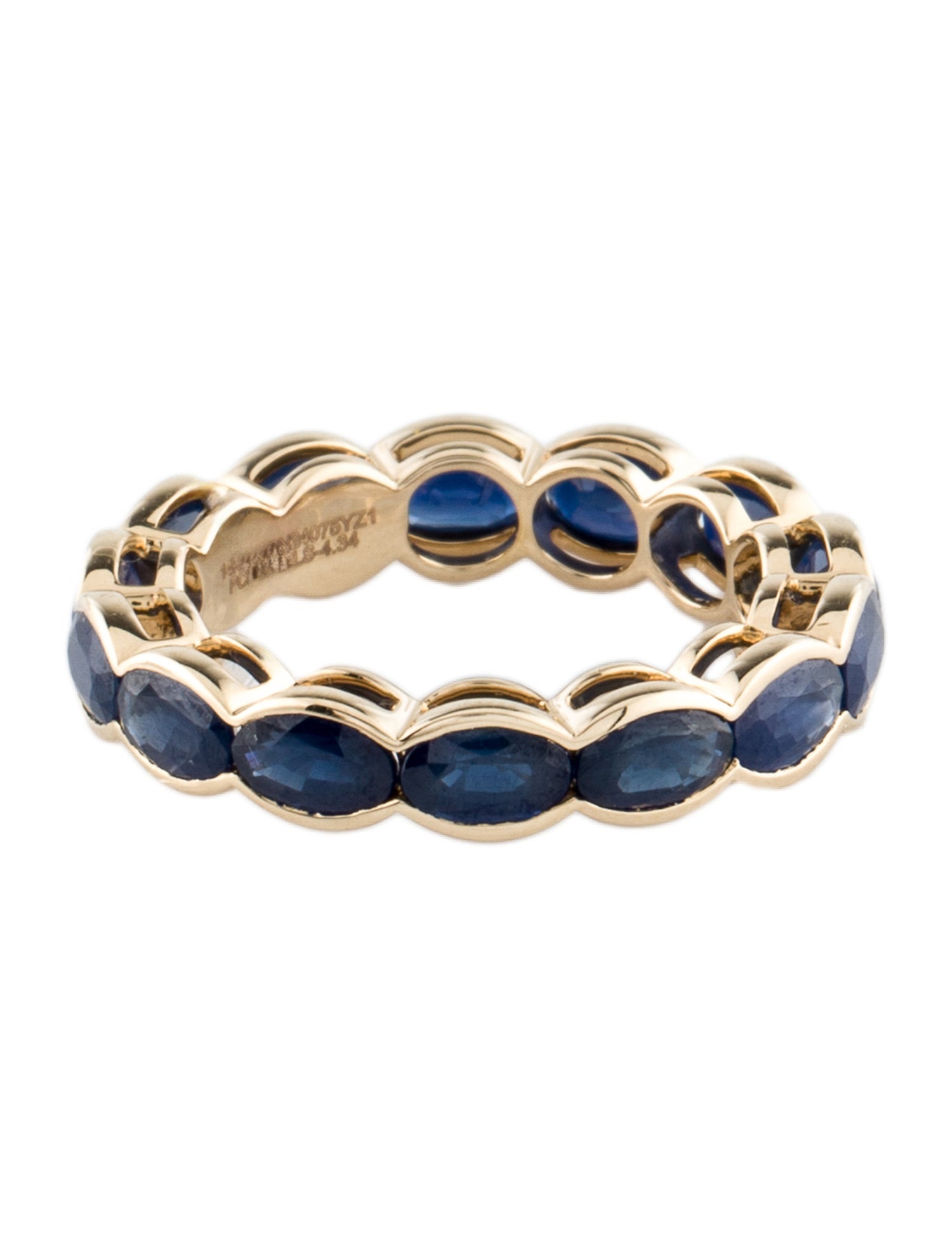 Ring 14K 4.34ctw Sapphire Eternity Band