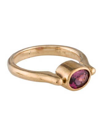 Ring 14K Rhodolite Cocktail Ring