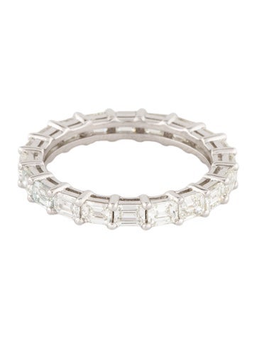 Ring Eternity Band 14K 2.58ctw Diamond 6.75
