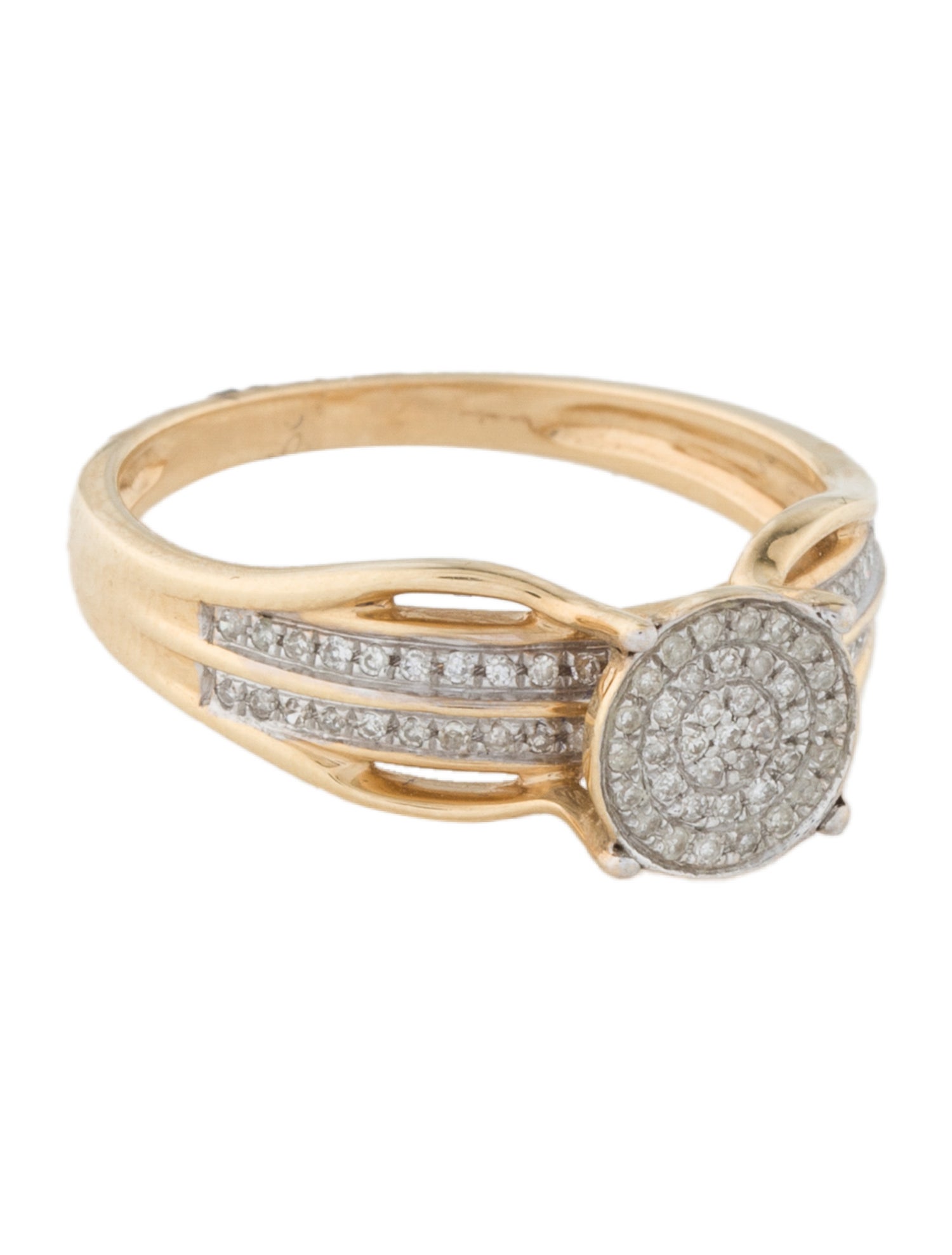 Ring 18K Diamond Cocktail Ring