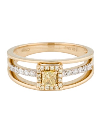 Ring 14K Diamond Cocktail Ring