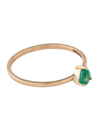 Ring 14K Emerald Cocktail Ring