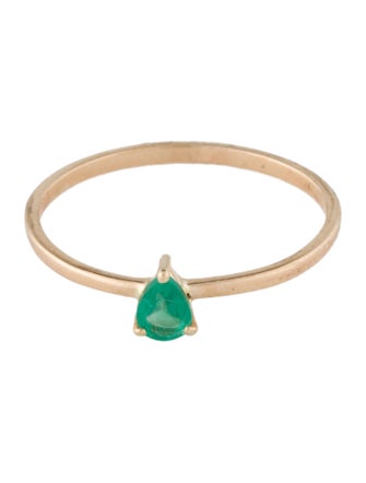 Ring 14K Emerald Cocktail Ring