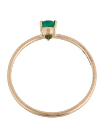 Ring 14K Emerald Cocktail Ring