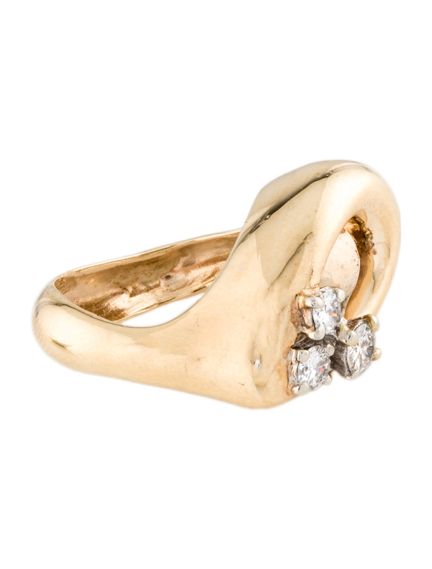 Ring 14K Diamond Cocktail Ring