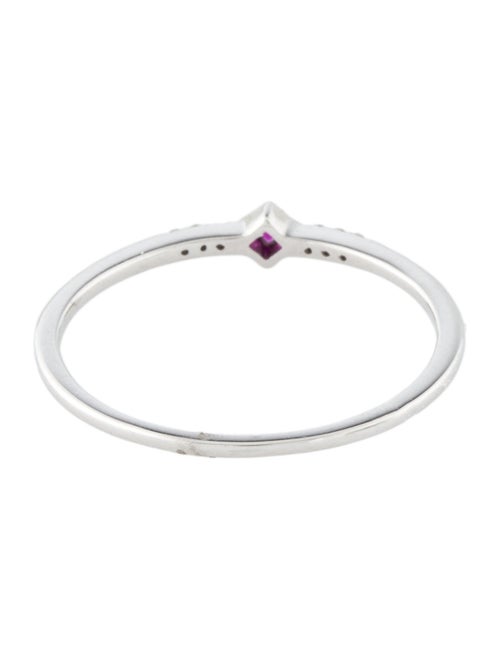 Ring 14K Ruby & Diamond Band
