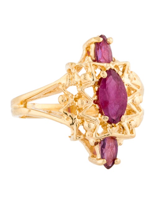 Ring 14K 1.00ctw Ruby Cocktail Ring