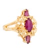 Ring 14K 1.00ctw Ruby Cocktail Ring