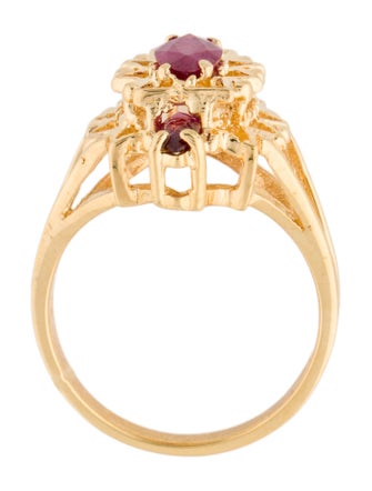 Ring 14K 1.00ctw Ruby Cocktail Ring