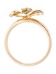 Ring 14K Diamond Flower Cocktail Ring
