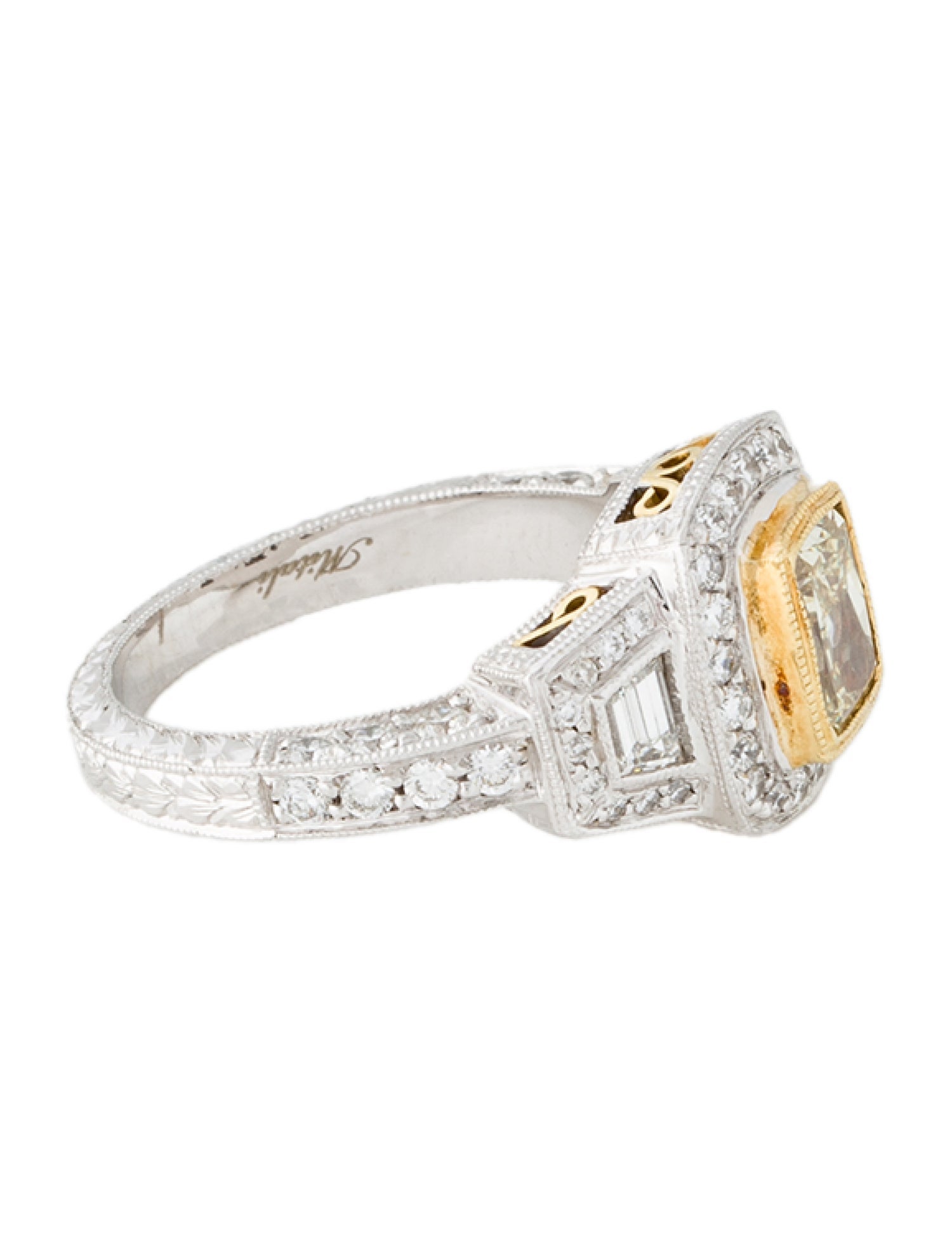 Ring Benjamin & Co. 18K 1.22ctw Diamond Engagement Ring