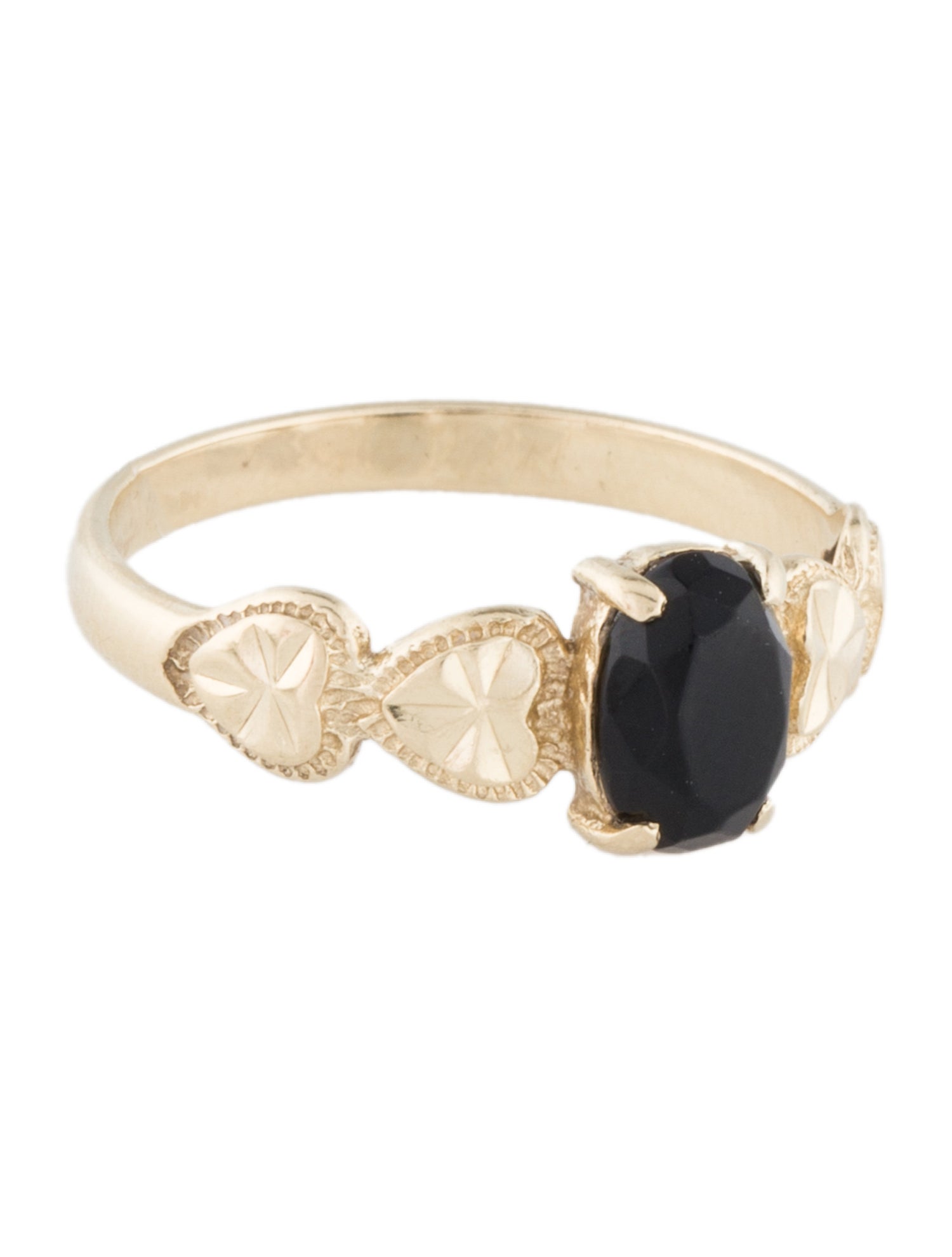 Ring 14K Onyx Cocktail Ring