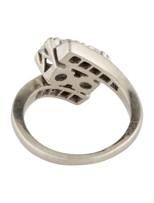 Ring 14K Diamond Toi et Moi Cocktail Ring