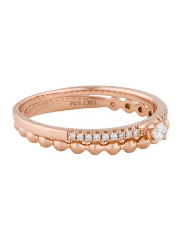 Ring Sets 14K Diamond Wedding Set 7