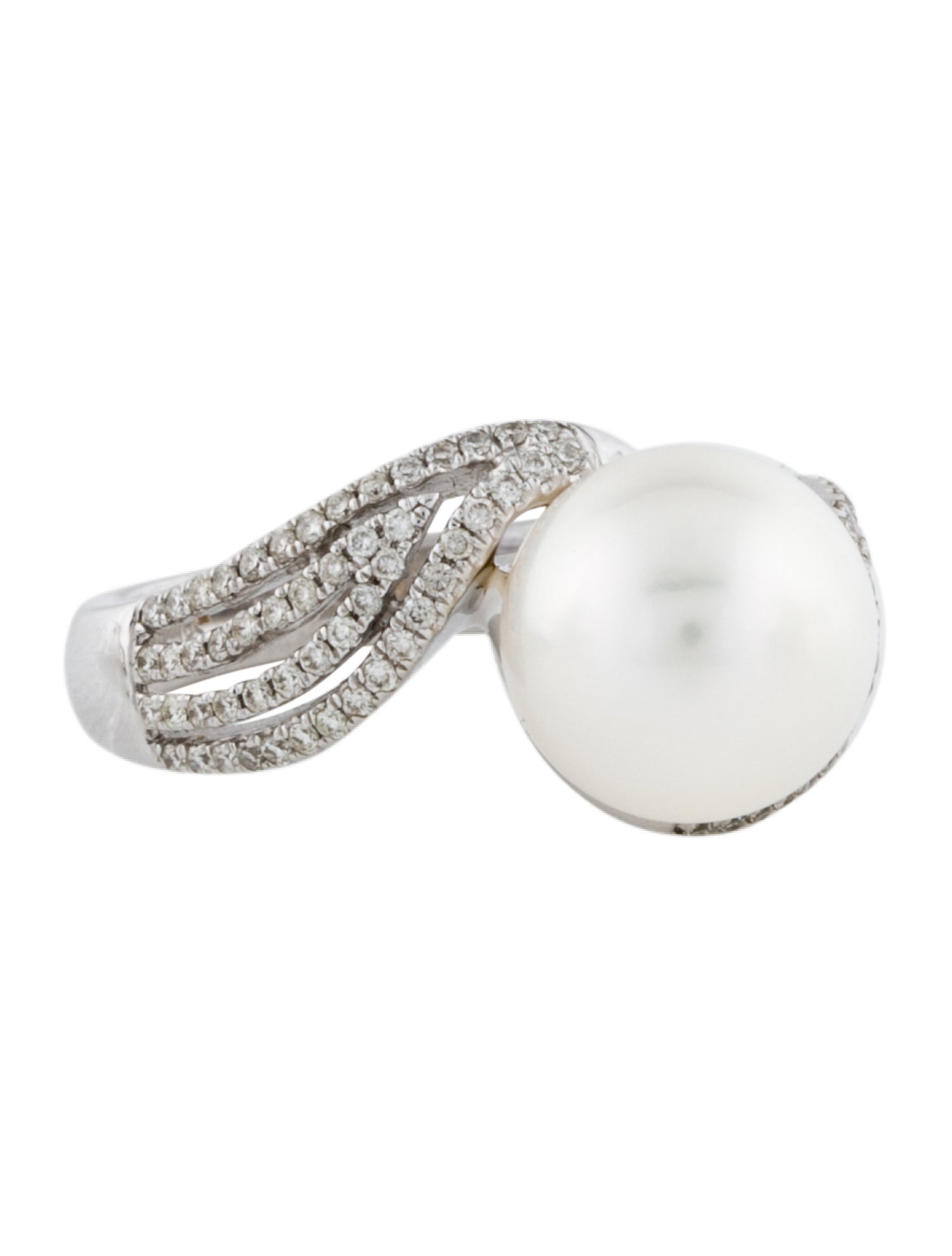 Ring 14K Pearl & Diamond