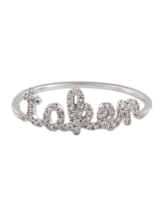 Ring 14K Diamond 'Taken' Ring